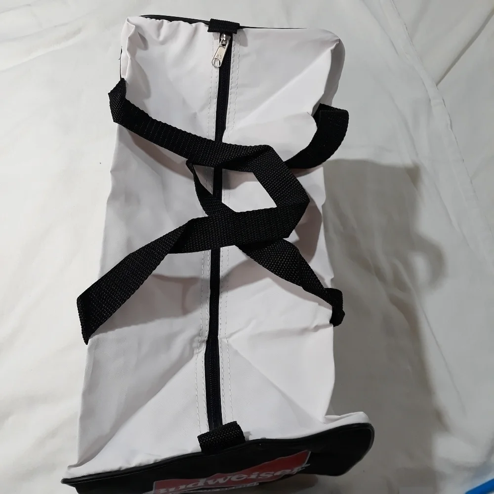 Vintage Baltimore Orioles Early 90's White Zipper Duffle Bag New Made with Vinyl